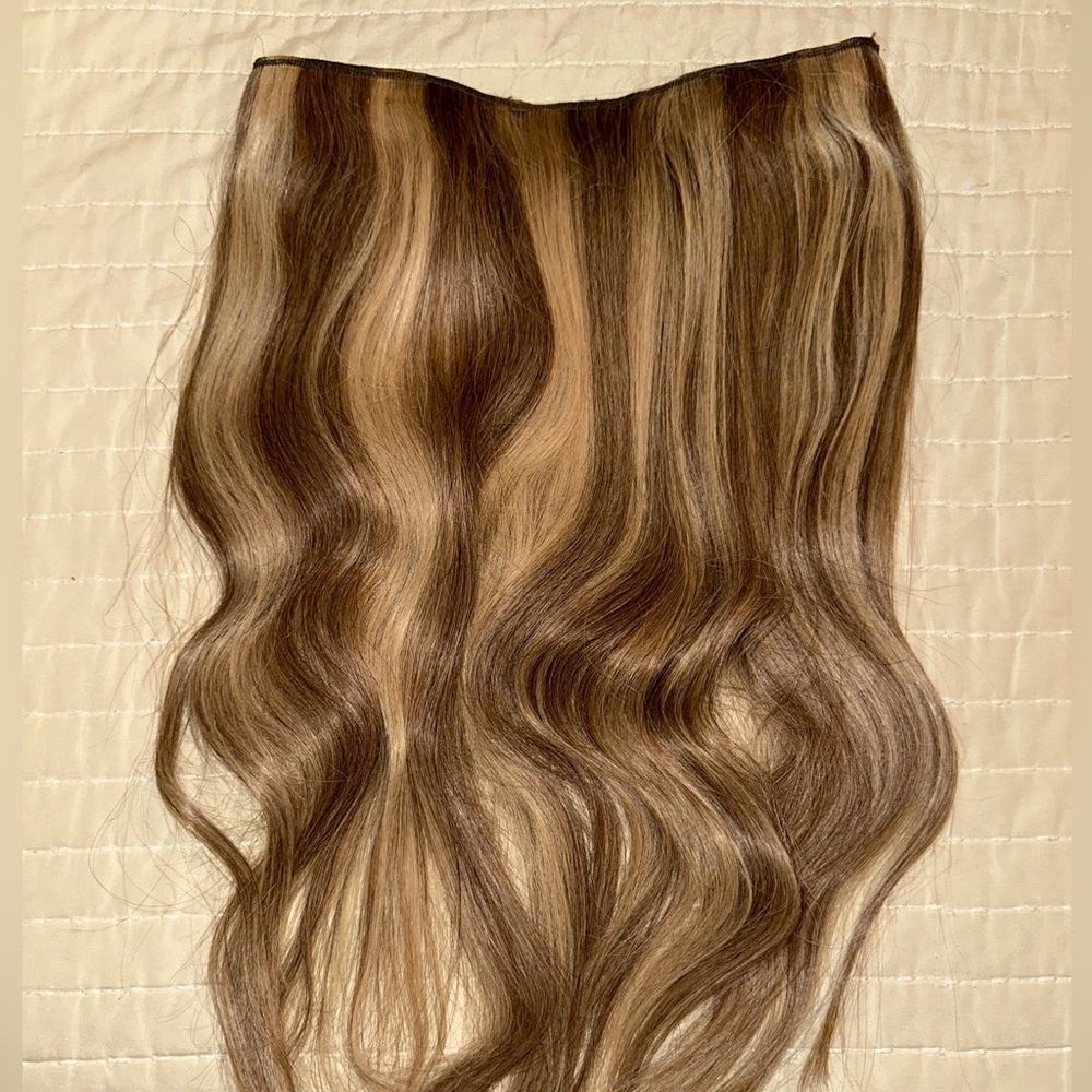 **SOLD** Premium Hair Flip N' Go 18-20" - #3/18 Brown/Ash Blonde (Remy hair)